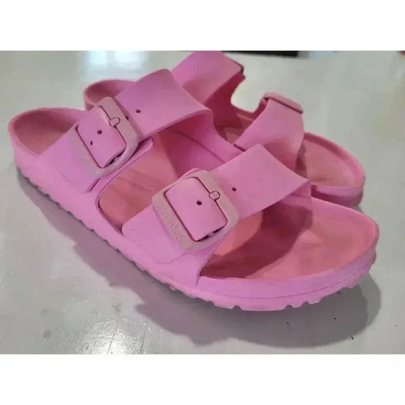 Birkenstock Arizona Essentials Candy Pink Sandals size 40 #1 - Picture 6 of 6